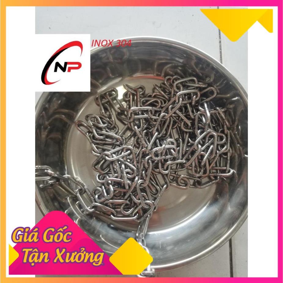Dây Xích INOX 304 chuẩn xịn 3mm.CÁP XÍCH MIỀN BẮC
