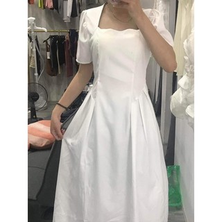 Đầm tiểu thư dáng dài có mút ngực