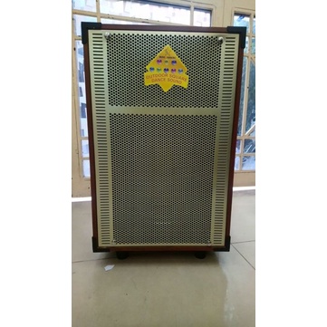 Loa Kéo Soundbox Gl-909 300w Xánh Tay Gỗ Bluetooth