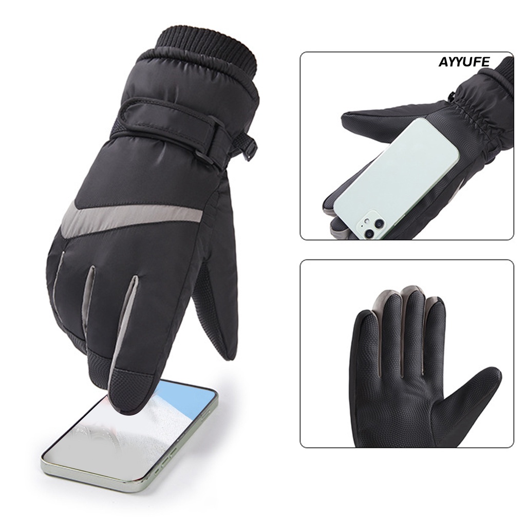 1 Đôi Găng Tay Chạy Xe Máy Mềm Mại Dày Dặn Cho Nam