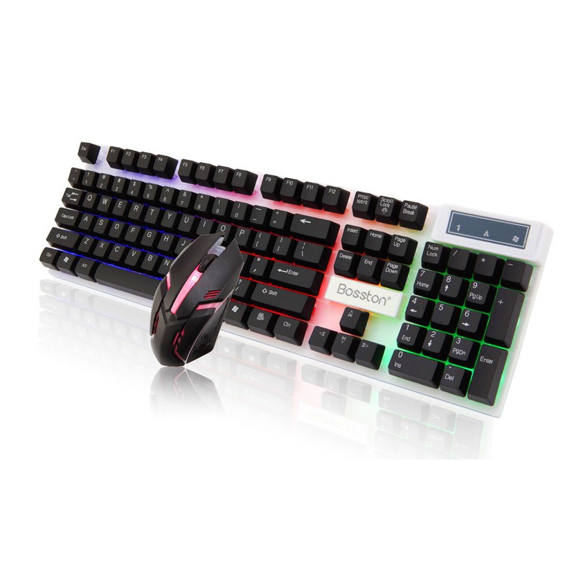 Combo Phím Bosston 8310 Led Usb