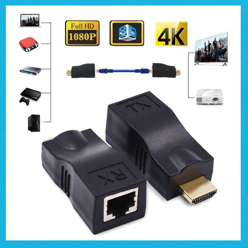 Nối Hdmi Bằng Lan 4k Hộp Xanh