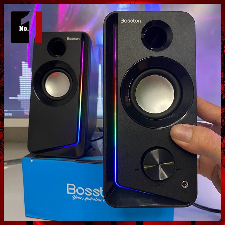 Loa Vi Tính 2.0 Bosston Z203bt Bluetooth Led Rgb