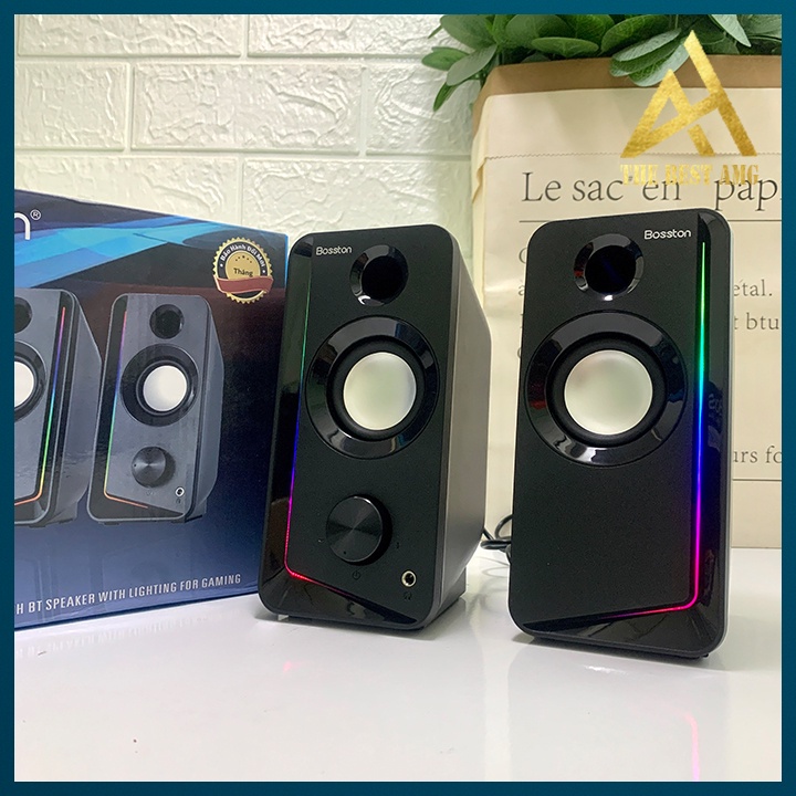Loa Vi Tính 2.0 Bosston Z203bt Bluetooth Led Rgb