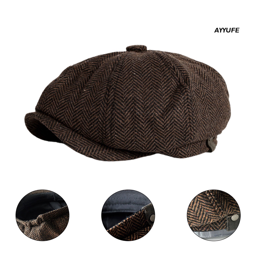 Mũ Beret Phong Cách Anh Quốc Thân Thiện Với Da Thời Trang Cho Nam