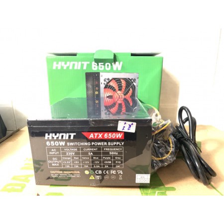 Nguồn Vi Tính Hinit 650w - Quạt Tản Nhiệt Máy Vi Tính Fan 12cm