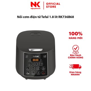 Nồi cơm điện tử tefal 1.8 lít rk736b68