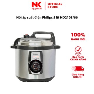 Nồi áp suất điện philips 5 lít hd2103/66