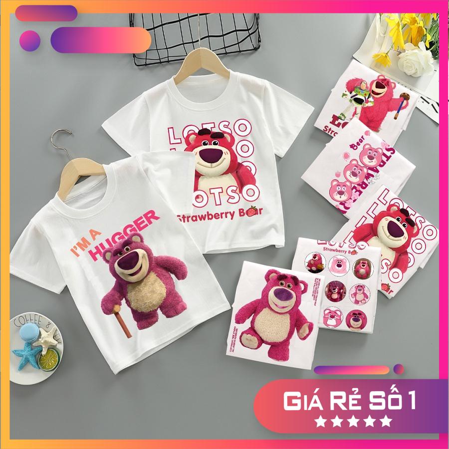 Áo Thun in hình Gấu dâu Lotso cực dễ thương cho bé