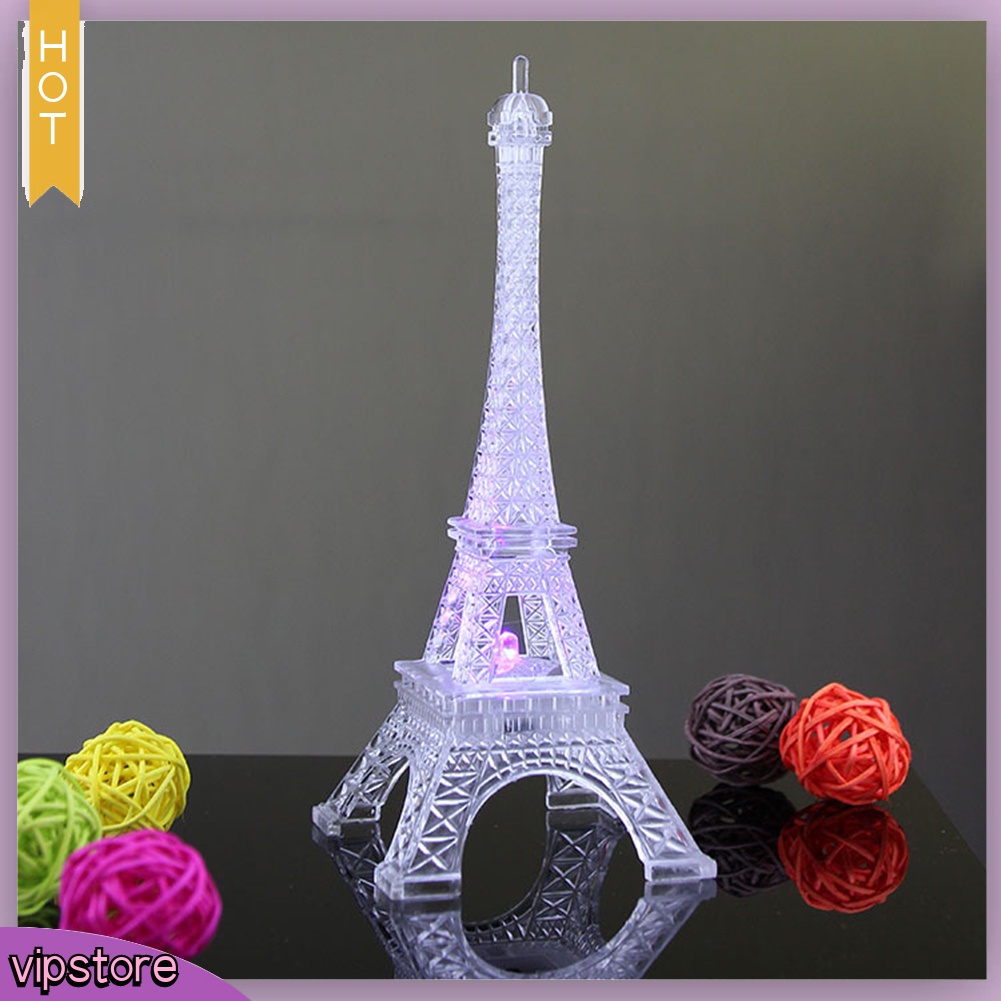 [VIP] Đèn ngủ LED hình tháp Eiffel thay đổi màu sắc