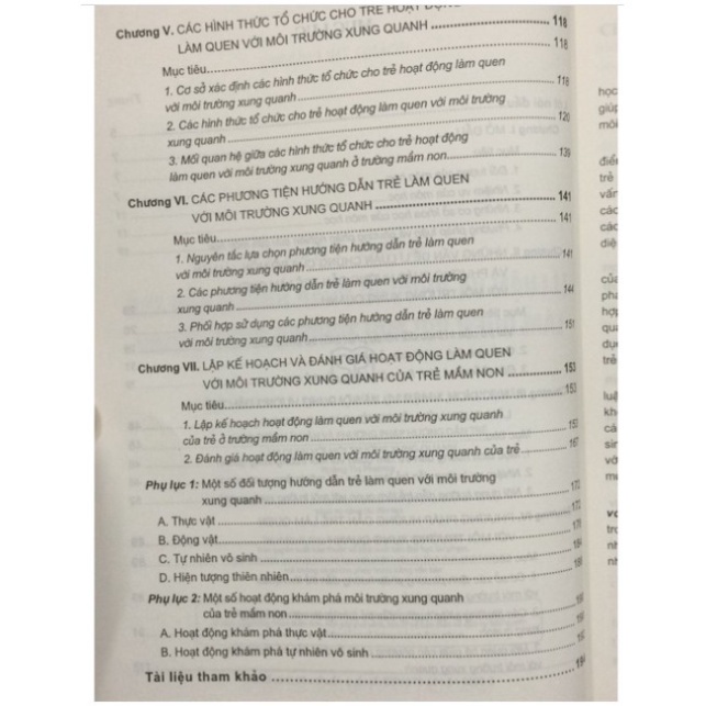 Sách - Giáo trình lí luận và phương pháp hướng dẫn trẻ làm quen với môi trường xung quanh