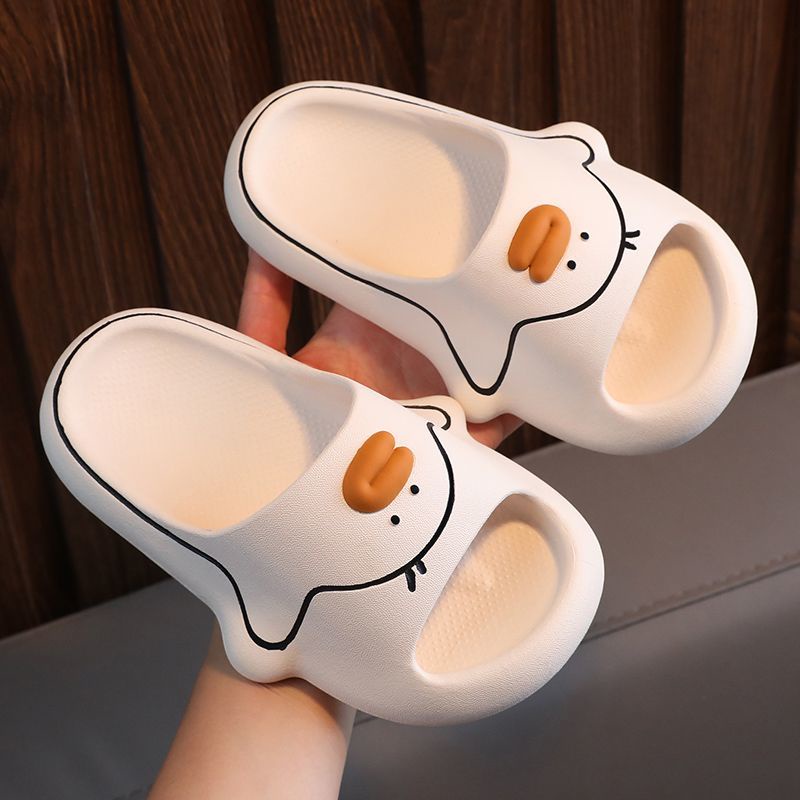 Dép Đi Trong Nhà Chống Trượt Hình Chú Vịt Dễ Thương Cho Bé