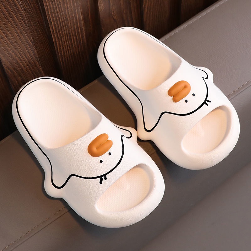 Dép Đi Trong Nhà Chống Trượt Hình Chú Vịt Dễ Thương Cho Bé