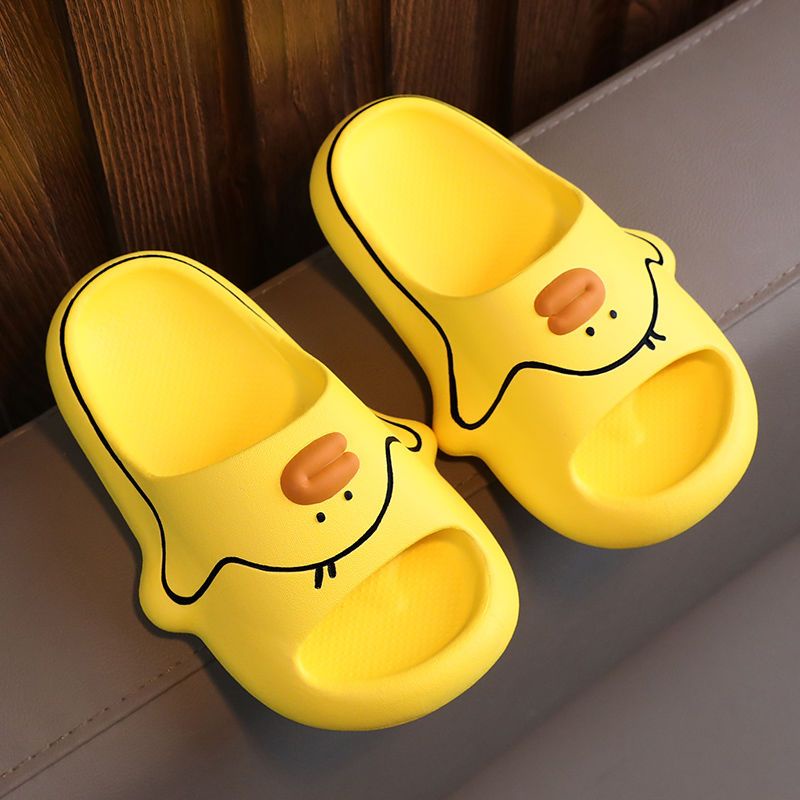 Dép Đi Trong Nhà Chống Trượt Hình Chú Vịt Dễ Thương Cho Bé