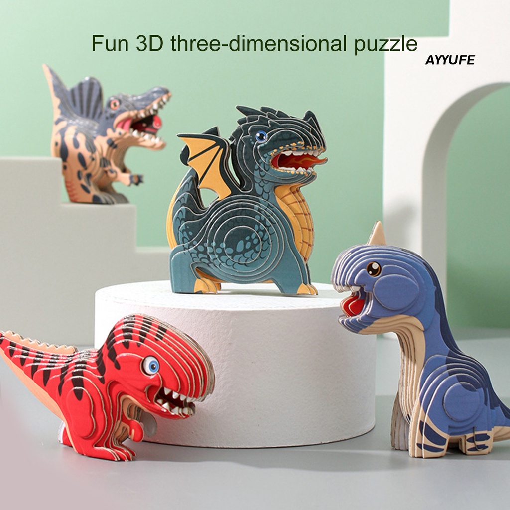 1 Bộ Đồ Chơi Ghép Hình 3D Họa Tiết Hoạt Hình Ba Chiều Trọng Lượng Nhẹ Trang Trí Cho Trẻ Em