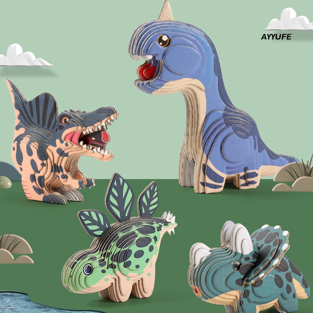 1 Bộ Đồ Chơi Ghép Hình 3D Họa Tiết Hoạt Hình Ba Chiều Trọng Lượng Nhẹ Trang Trí Cho Trẻ Em