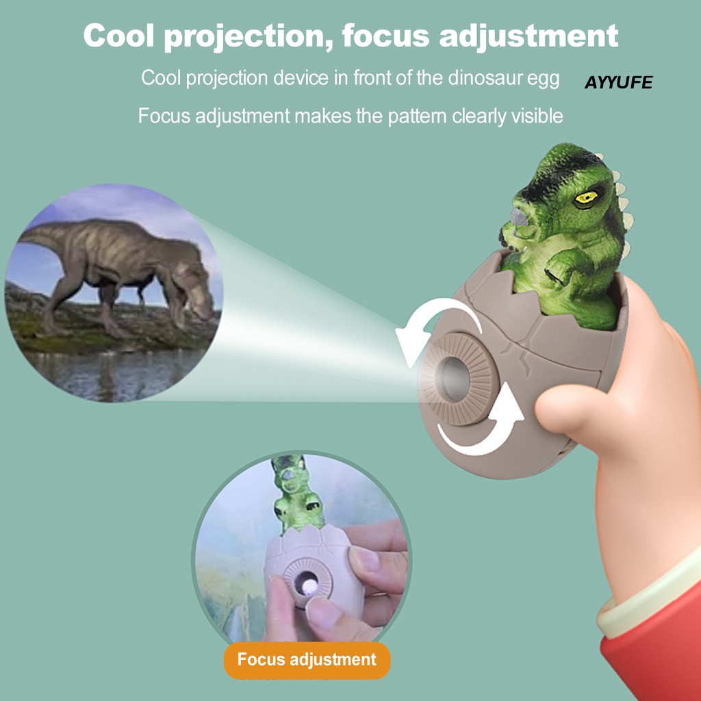 Đèn Chiếu Hình Trứng Khủng Long Trọng Lượng Nhẹ Vui Nhộn