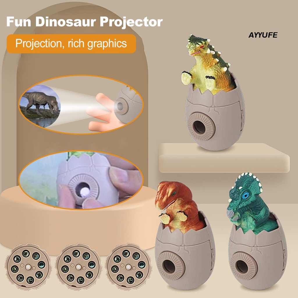 Đèn Chiếu Hình Trứng Khủng Long Trọng Lượng Nhẹ Vui Nhộn