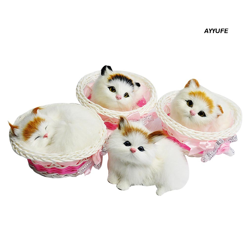 Chú Mèo Nhồi Bông Phát Ra Âm Thanh Sống Động