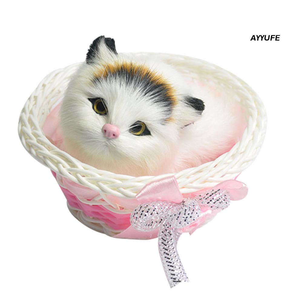 Chú Mèo Nhồi Bông Phát Ra Âm Thanh Sống Động