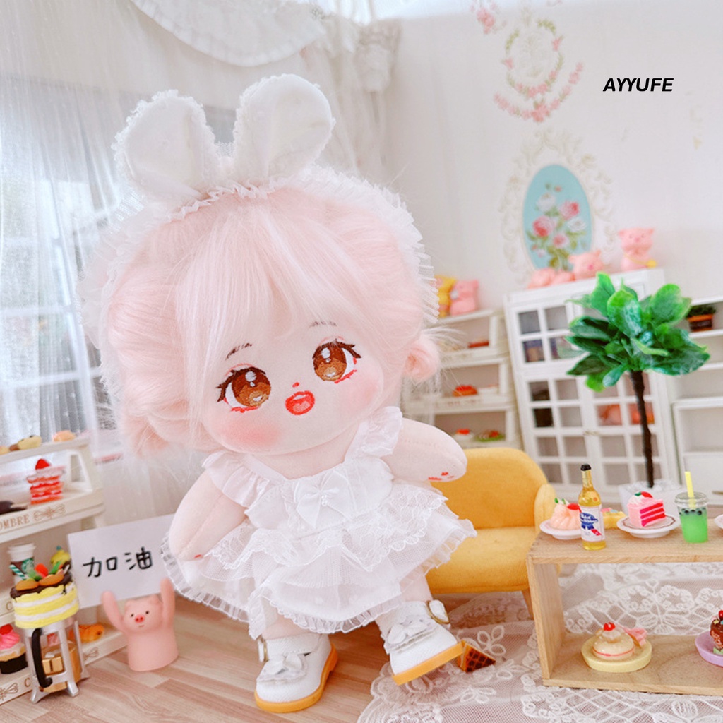 1 Bộ Quần Áo Cotton Dễ Thương Cho Búp Bê 20cm