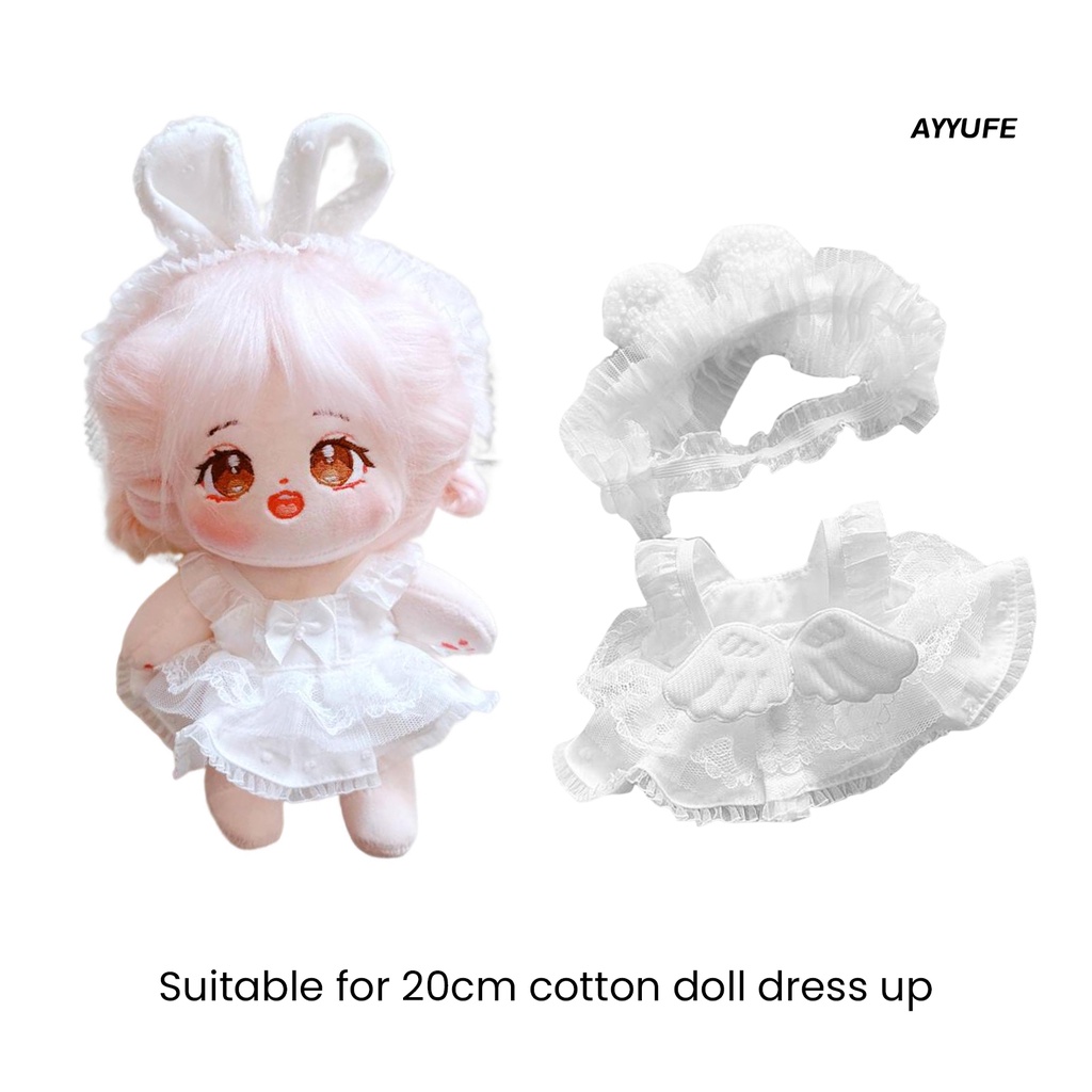 1 Bộ Quần Áo Cotton Dễ Thương Cho Búp Bê 20cm