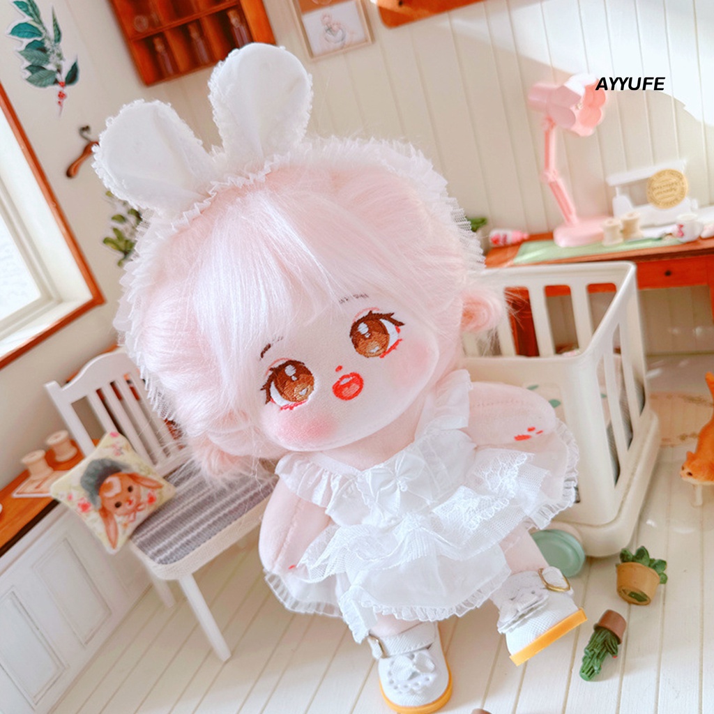 1 Bộ Quần Áo Cotton Dễ Thương Cho Búp Bê 20cm