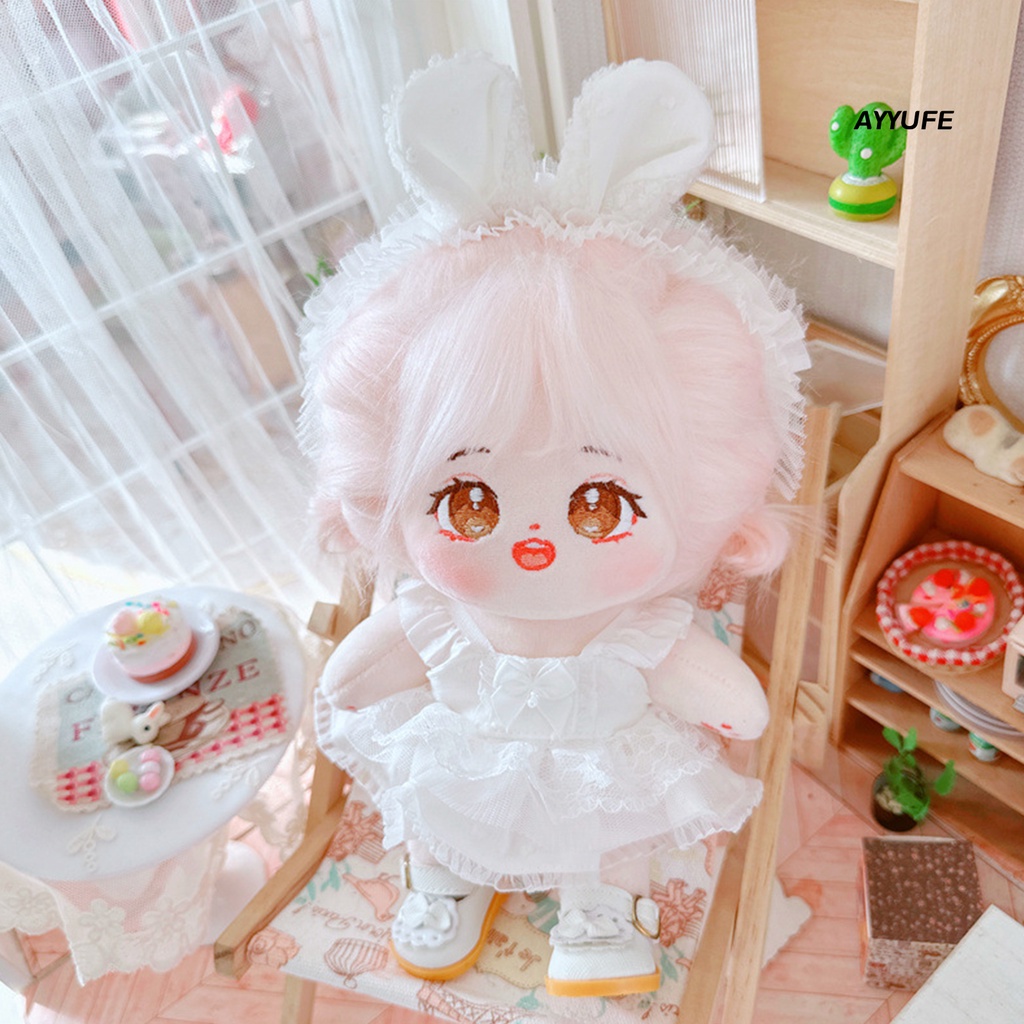 1 Bộ Quần Áo Cotton Dễ Thương Cho Búp Bê 20cm