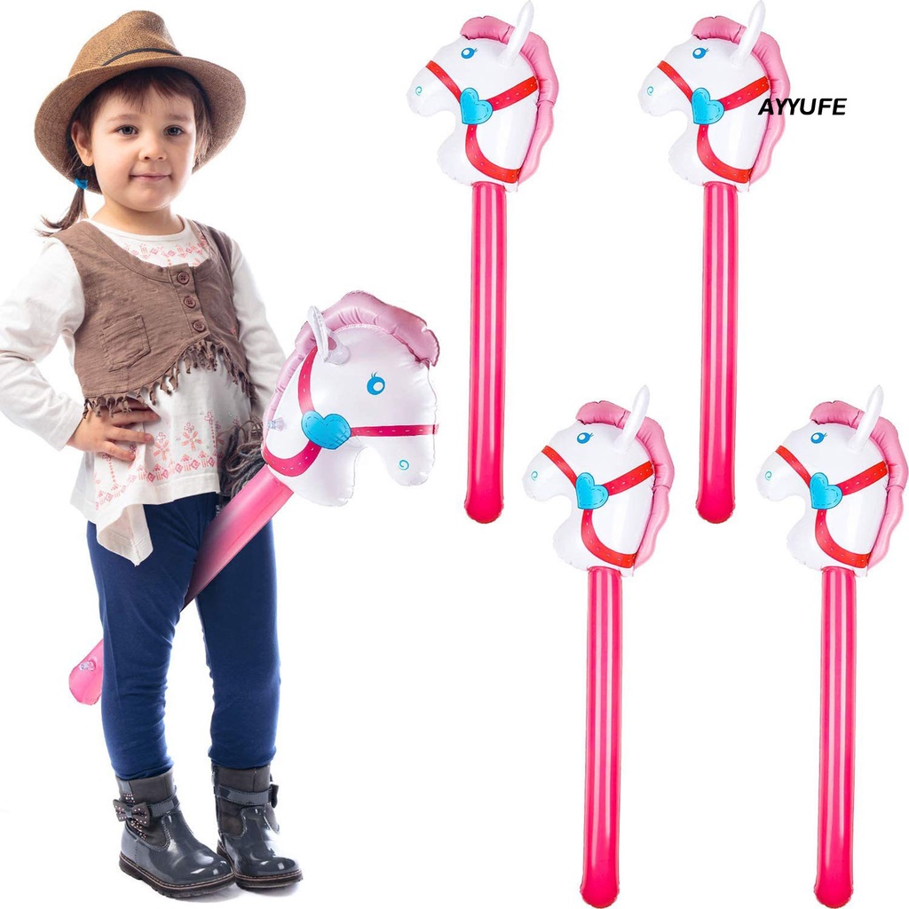 Bóng Hình Đầu Ngựa Bơm Hơi Đồ Chơi Cho Bé 0.18mm