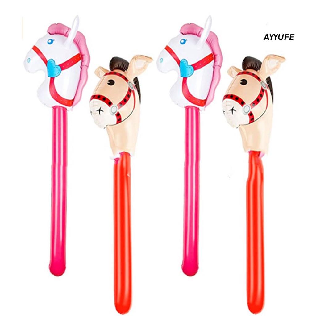 Bóng Hình Đầu Ngựa Bơm Hơi Đồ Chơi Cho Bé 0.18mm