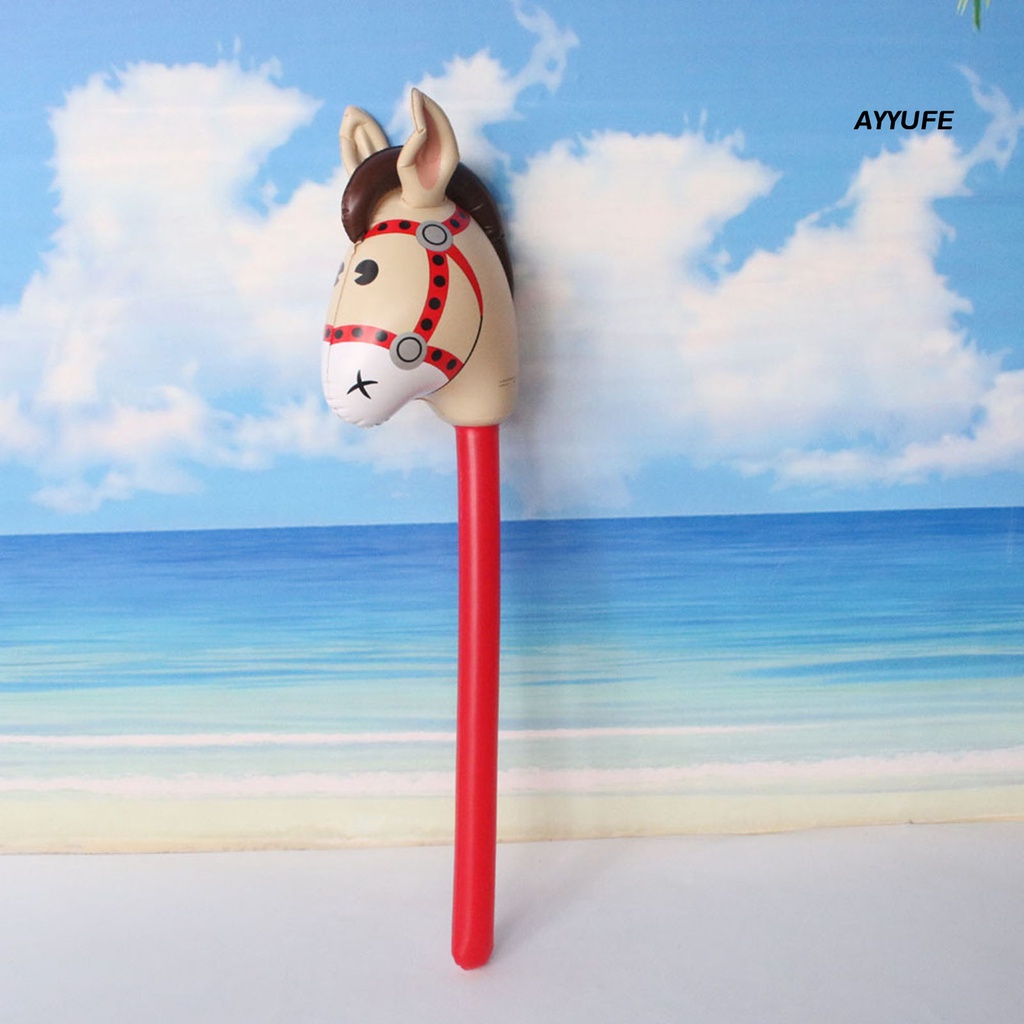 Bóng Hình Đầu Ngựa Bơm Hơi Đồ Chơi Cho Bé 0.18mm