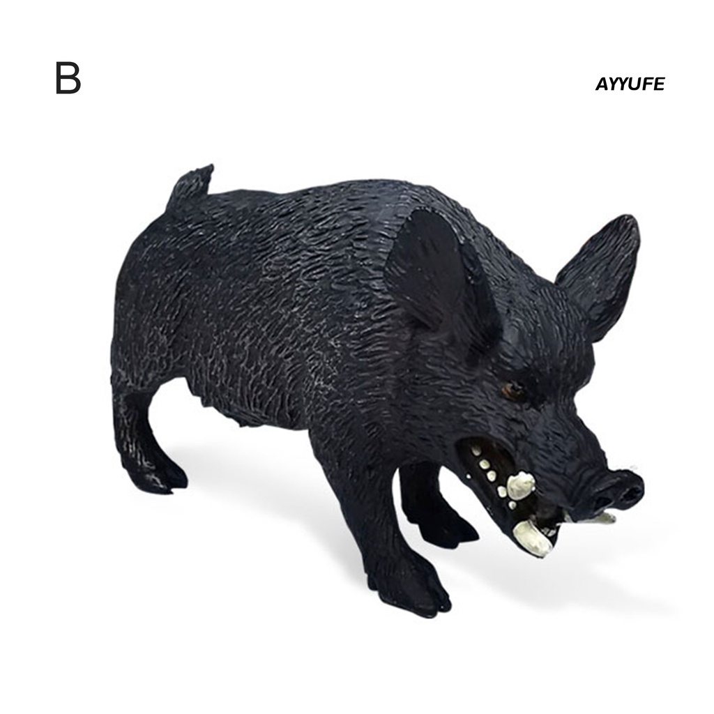 Mt * Mô Hình Boar Động Vật Hoang Dã Sống Động Đáng Yêu Sáng Tạo Dành Cho Trang Trí