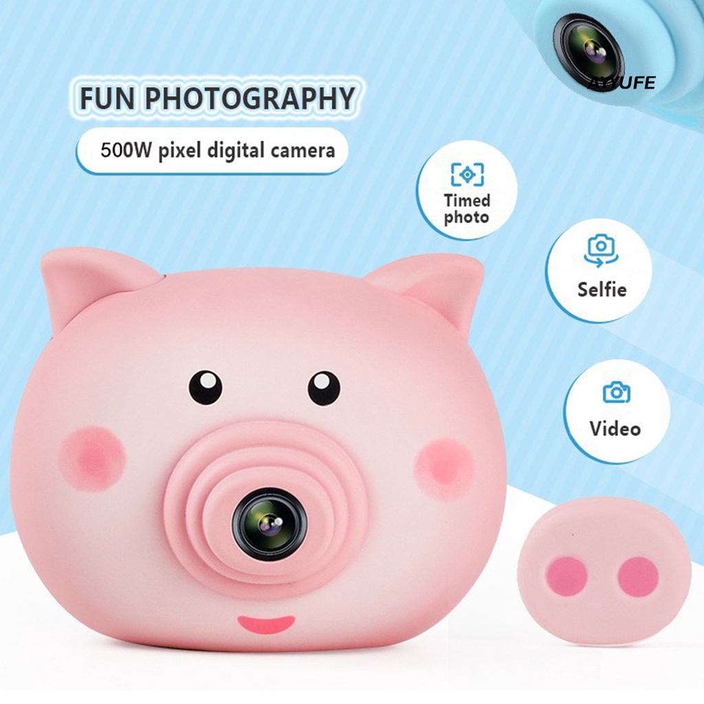 Máy Ảnh Kỹ Thuật Số Cầm Tay Hình Chú Heo Hoạt Hình MT * Thể Thao Cho Trẻ Em