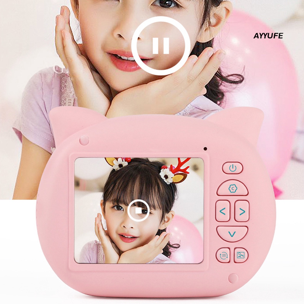 Máy Ảnh Kỹ Thuật Số Cầm Tay Hình Chú Heo Hoạt Hình MT * Thể Thao Cho Trẻ Em