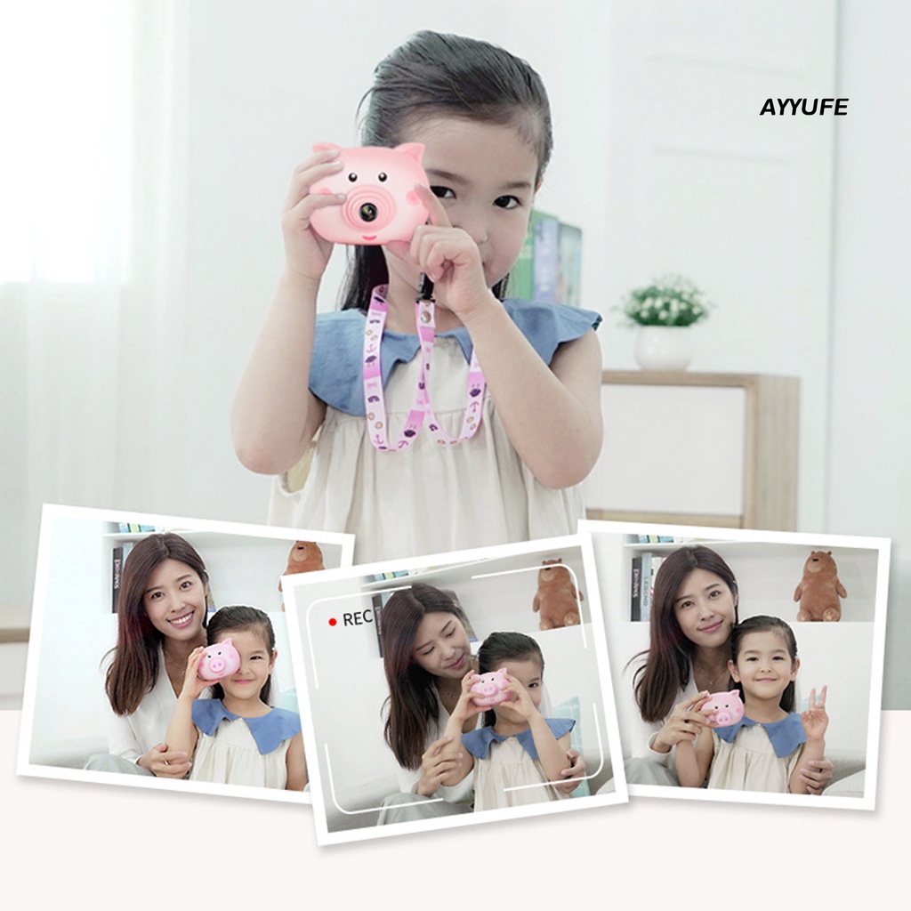 Máy Ảnh Kỹ Thuật Số Cầm Tay Hình Chú Heo Hoạt Hình MT * Thể Thao Cho Trẻ Em