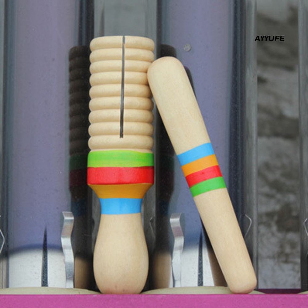 Bộ Nhạc Cụ Gõ Bằng Gỗ Cho Bé