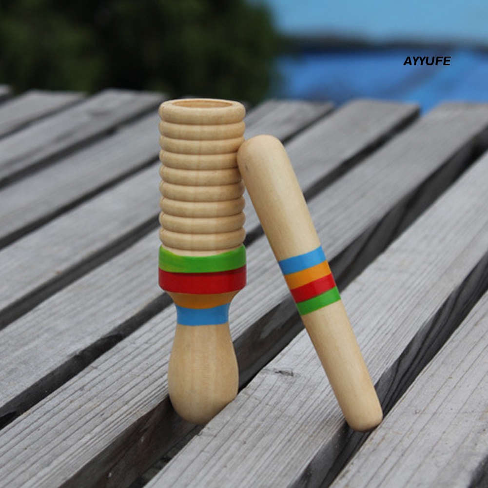 Bộ Nhạc Cụ Gõ Bằng Gỗ Cho Bé