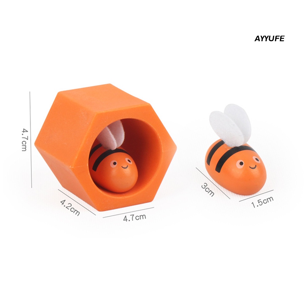 Bộ Đồ Chơi Con Ong Bằng Gỗ Nhiều Màu Sắc Cho Bé