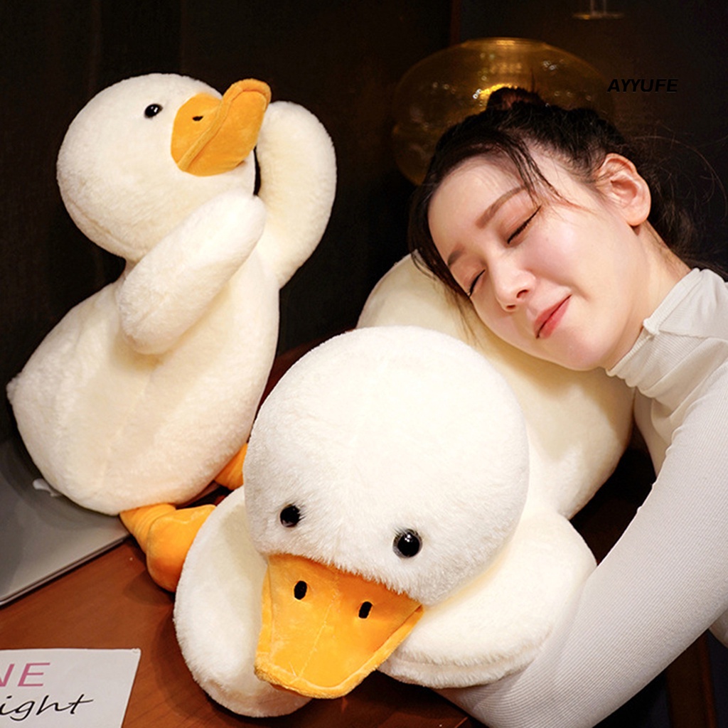 Đồ chơi nhồi bông Hình Vịt Trắng Siêu Mềm Trang Trí Lễ Phục Sinh