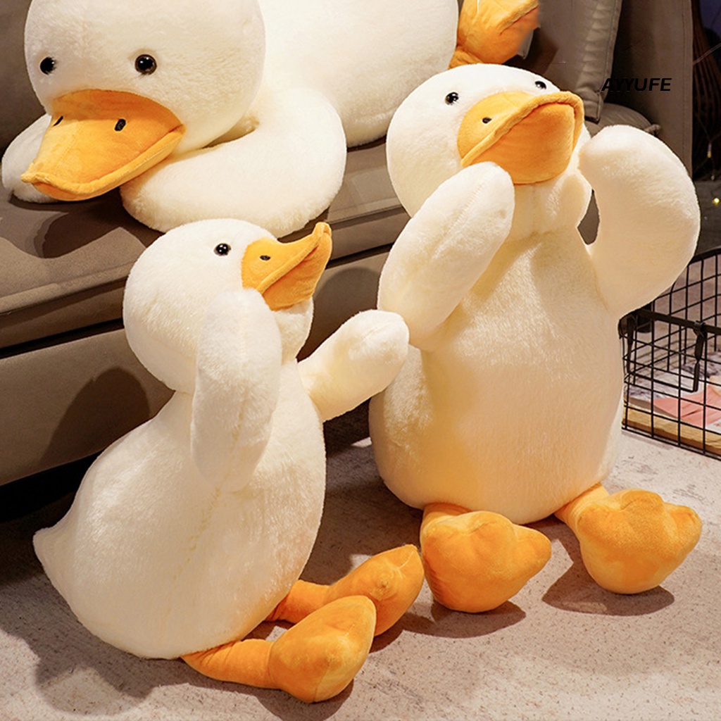 Đồ chơi nhồi bông Hình Vịt Trắng Siêu Mềm Trang Trí Lễ Phục Sinh