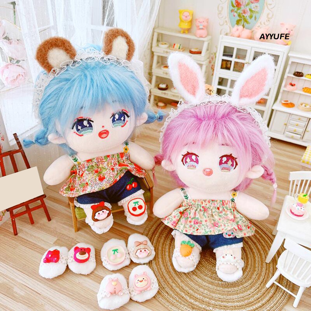 Set Áo Dây Cotton + Quần Dài 20cm Đáng Yêu Cho Búp Bê