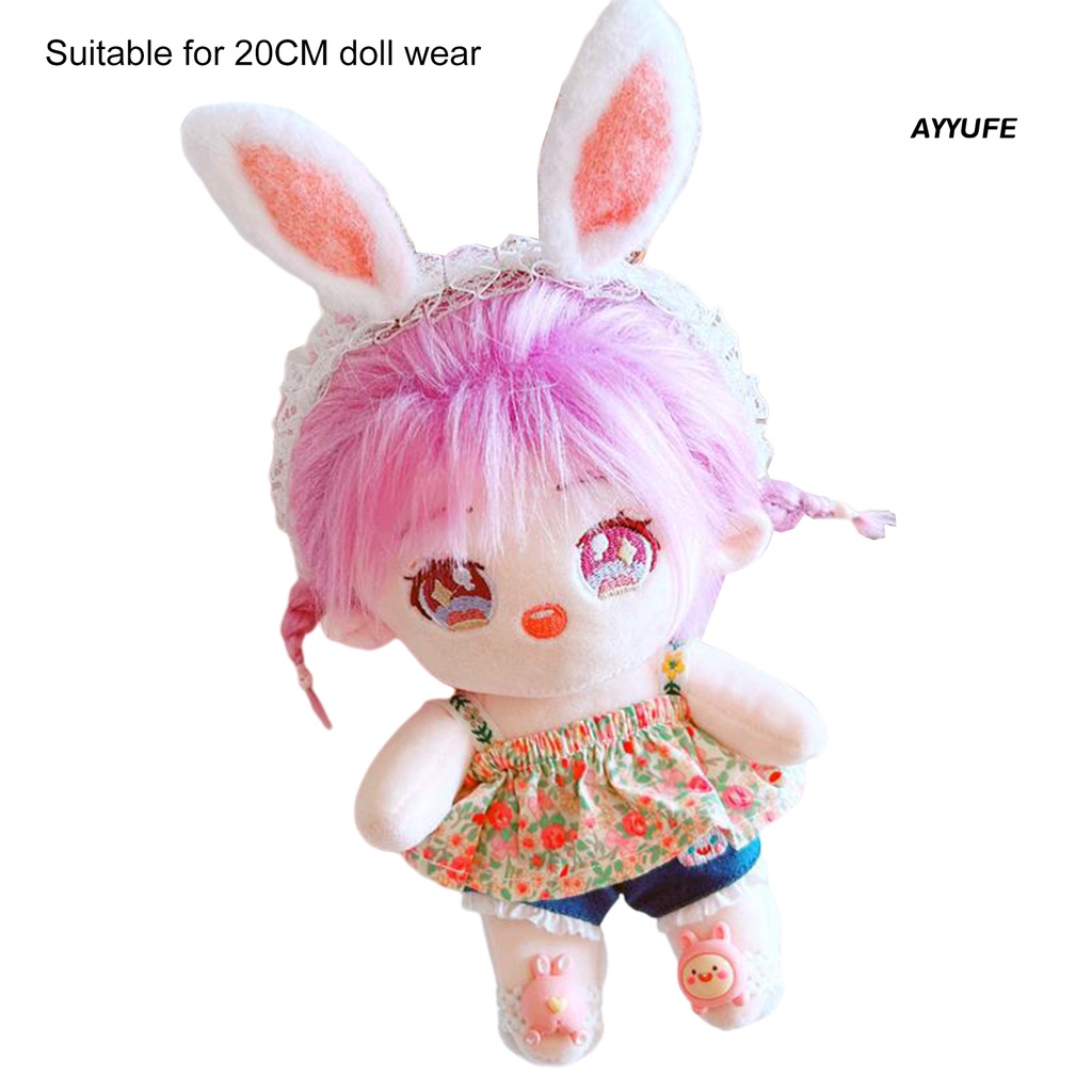 Set Áo Dây Cotton + Quần Dài 20cm Đáng Yêu Cho Búp Bê