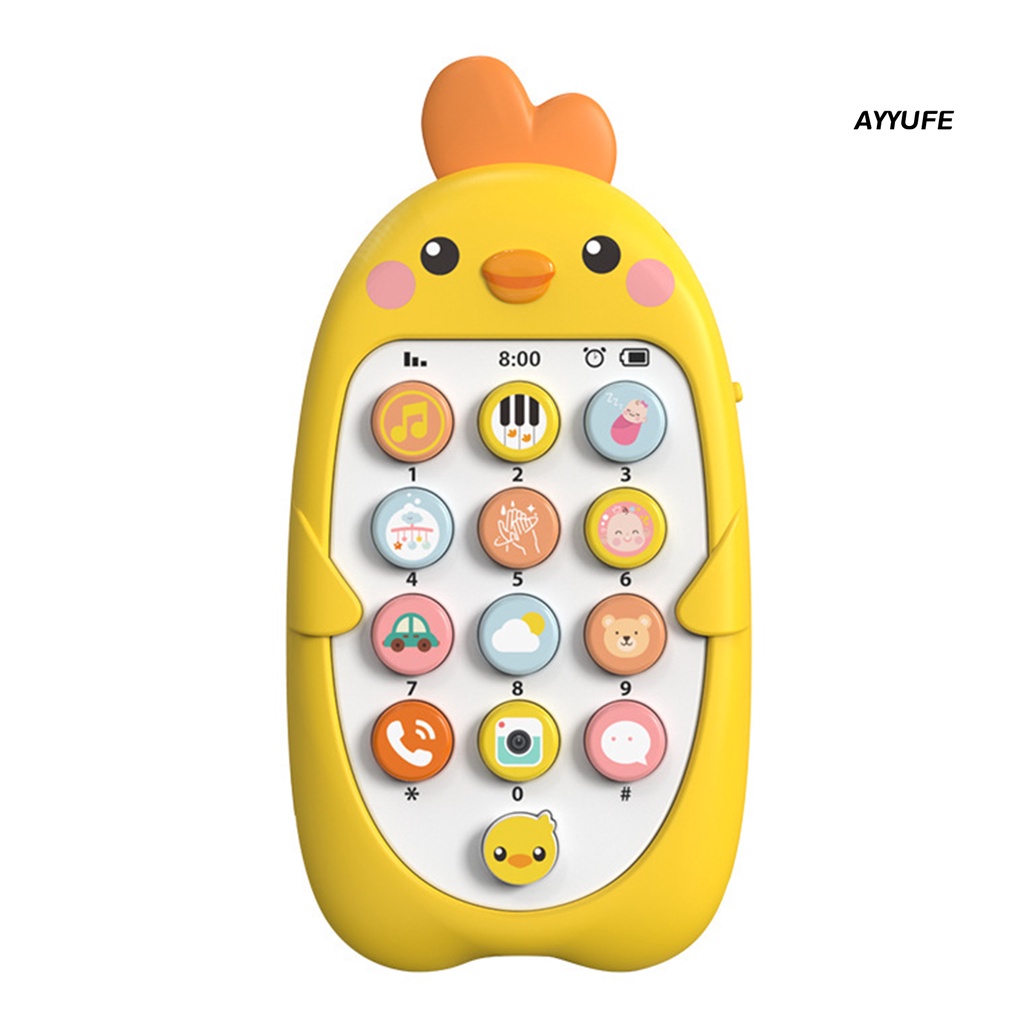 Mt * Điện Thoại Đồ Chơi Điện Thoại Di Động 3 Cánh Gà Màu Vàng Sống Động Thoải Mái Để Cầm Tay Và Mắt Màu Sắc Sống Động Thích Hợp Làm Quà Sinh Nhật Cho Bé