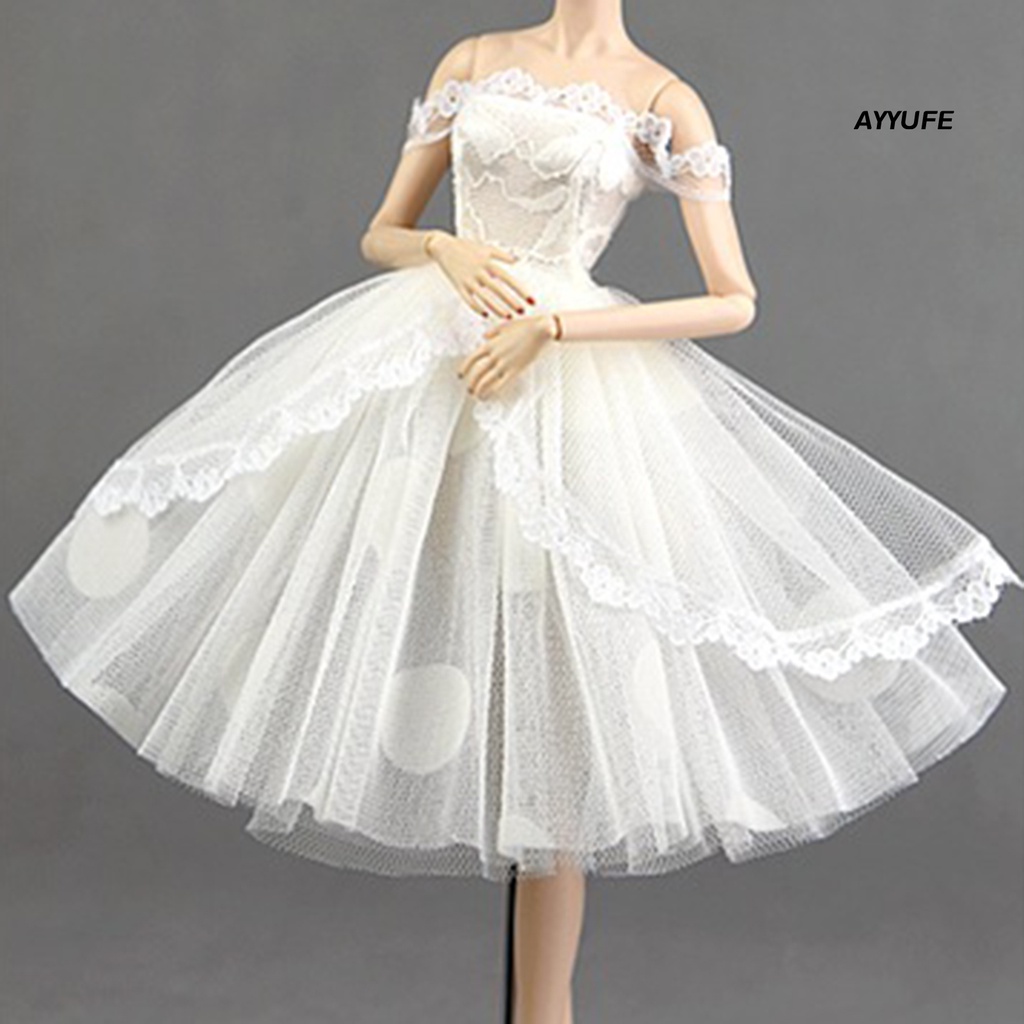 Đầm Búp Bê Công Chúa Xinh Đẹp Bốn Lớp Chống Mài Mòn MT * Thanh Lịch Cho Bé Gái