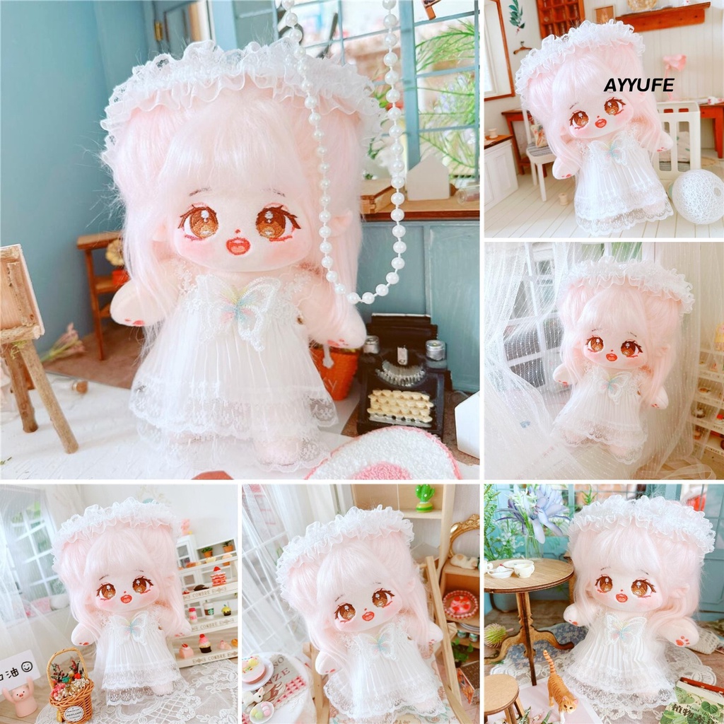 1 Bộ Quần Áo Búp Bê 20cm Bằng Cotton Thanh Lịch