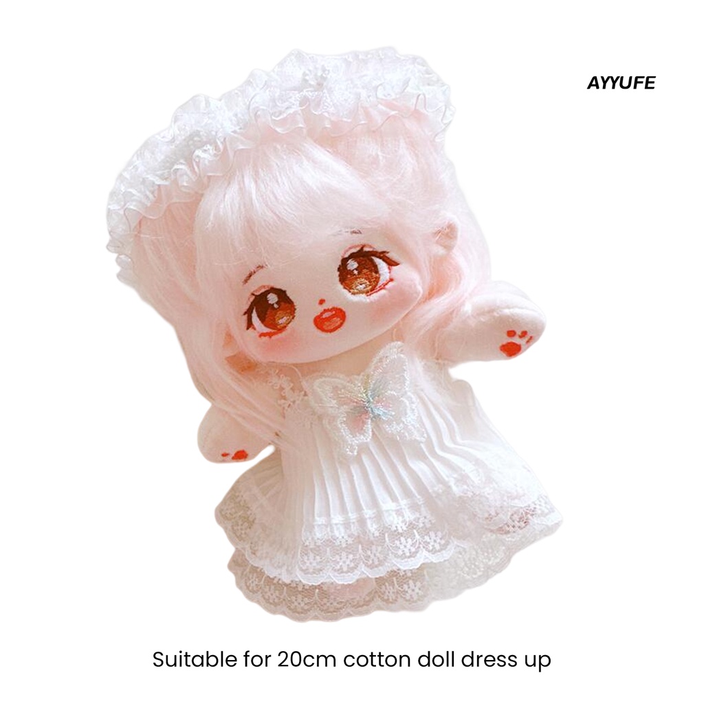 1 Bộ Quần Áo Búp Bê 20cm Bằng Cotton Thanh Lịch