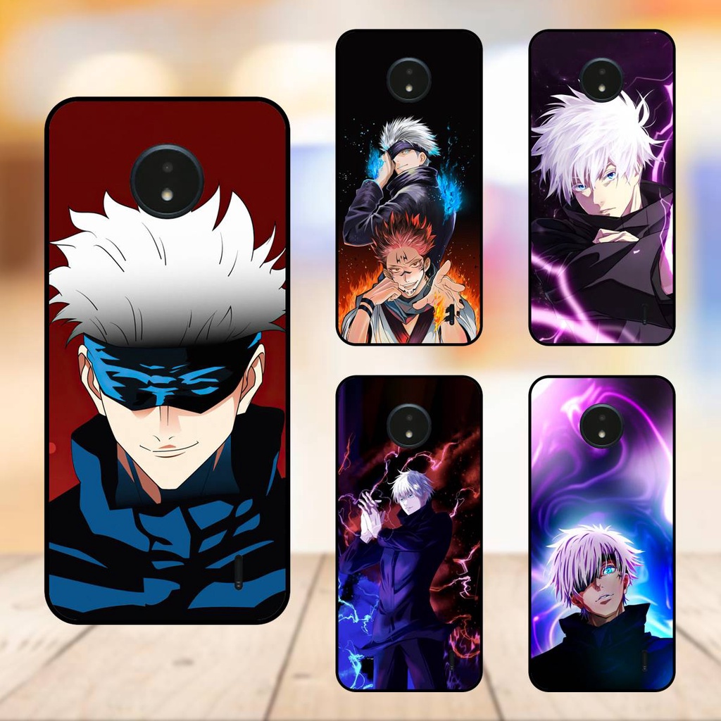 Ốp lưng điện thoại Nokia C10 viền đen Satoru Gojo Jujutsu Kaisen Chú Thuật Hồi Chiến