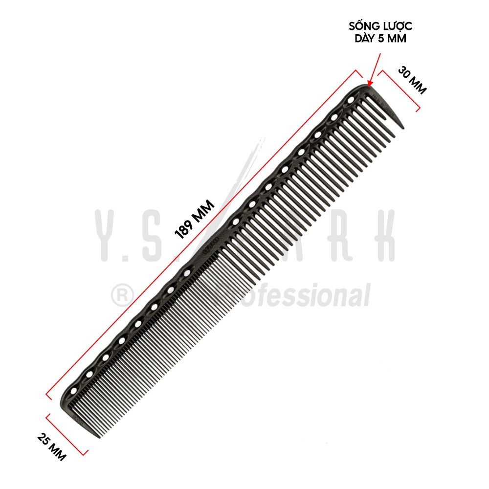 Combo lược cắt tóc nữ chuyên nghiệp Ys Park 336 và Kẹp làm tóc CLIPS Nhật Bản hàng chính hãng