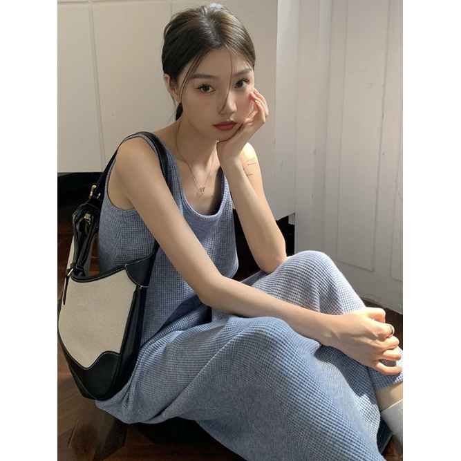 Hàng Mới Về Yan 'S house Đầm Dài Dáng Ôm Cao Cấp Thời Trang Mùa Thu Mới Đơn Giản Dành Cho Nữ