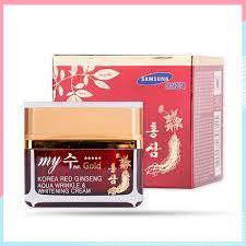 KEM SÂM DƯỠNG TRẮNG DA MY GOLD - Korea Red Ginseng White Cream 30ml - DORIS